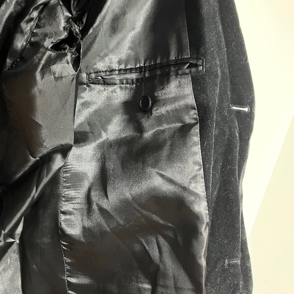 Max Black Polyester Men’s Blazer - Size M - Picture 5 of 11